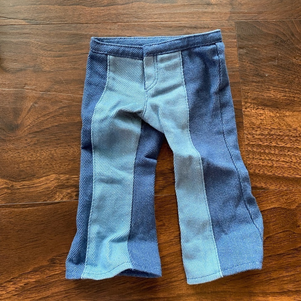 American Girl Doll Julie Meet Two Toned Jeans Bell Bottoms Replacement